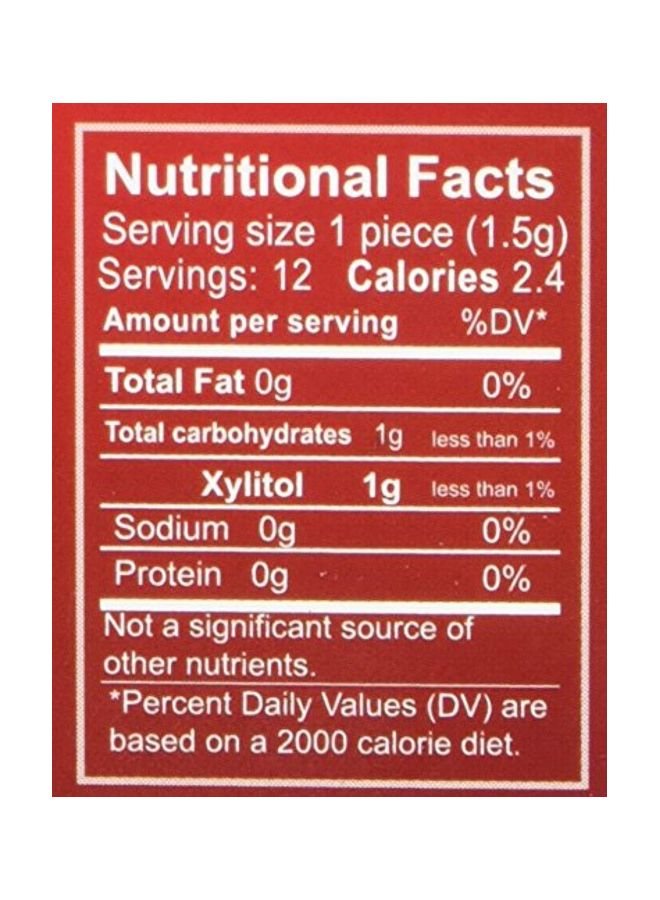 Xyloburst Xylitol Gum Cinnamon - 12 Gummies  - Image 4