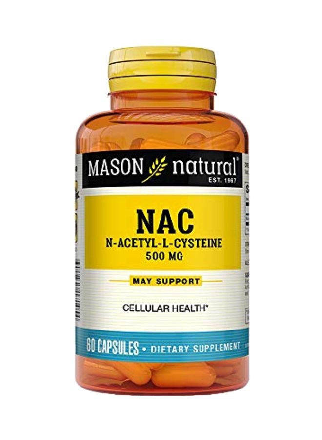 Mason Natural NAC N-Acetyl-L-Cysteine - 60 Capsules - Image 1