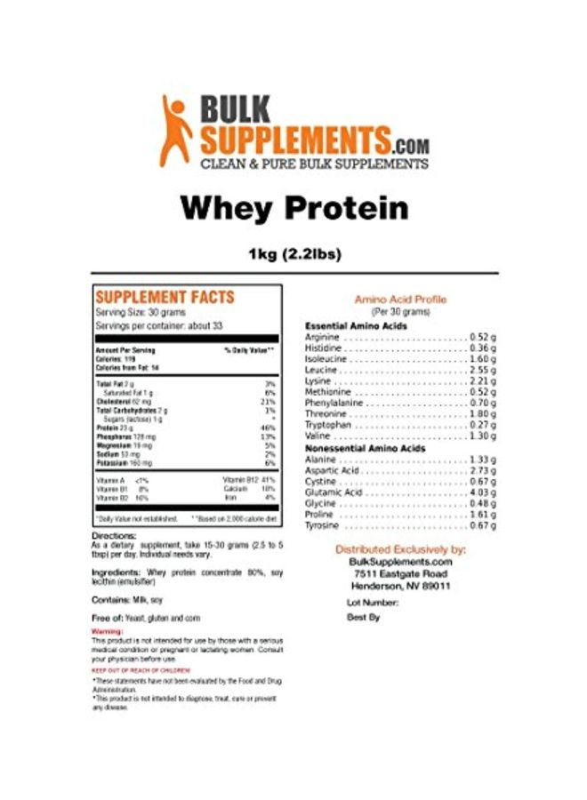 Clean Whey Protein Powder