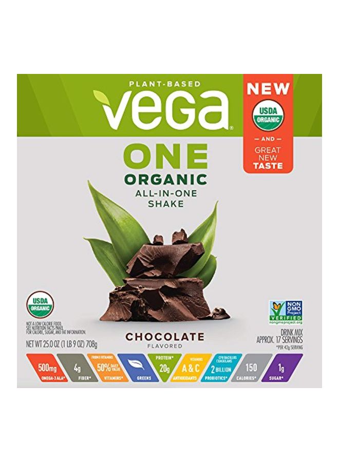 Vega One Organic All-In-One Shake Drink Mix - Chocolate - Image 2