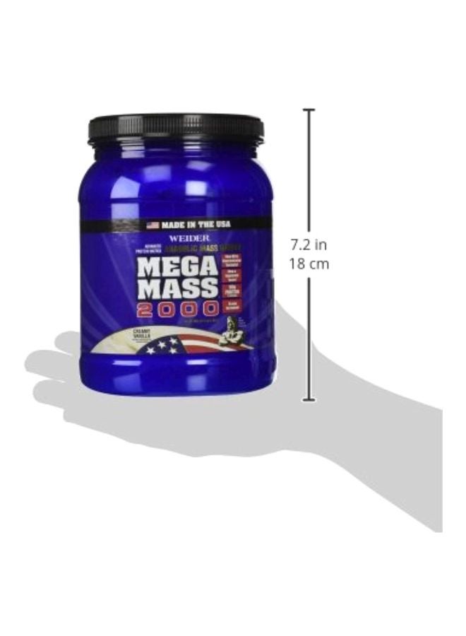 Weider - Mega Mass 2000 Creamy Vanilla Advance Protein Matrix Powder - Image 1