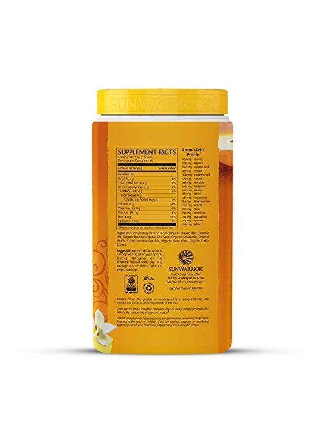 Sunwarrior Classic Protein Plus Dietary Supplement - Vanilla - Image 2