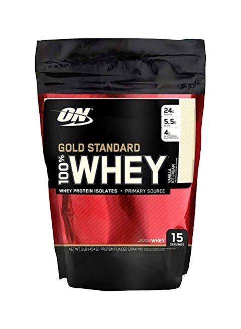 Gold Standard Whey Protein - Vanilla Ice Cream - 454 Gram