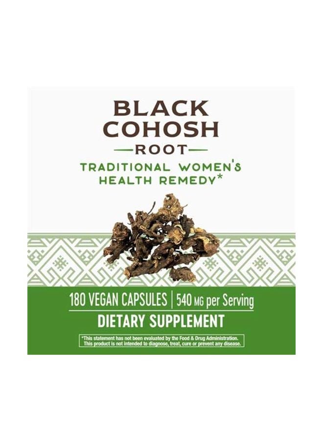 Nature's Way Black Cohosh Root 540 mg - 180 Capsules - Image 5