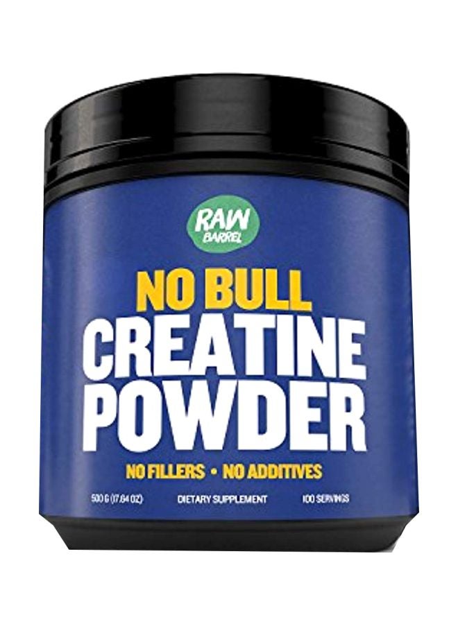 Raw Barrel - No Bull Creatine Powder Dietary Supplement - Image 1