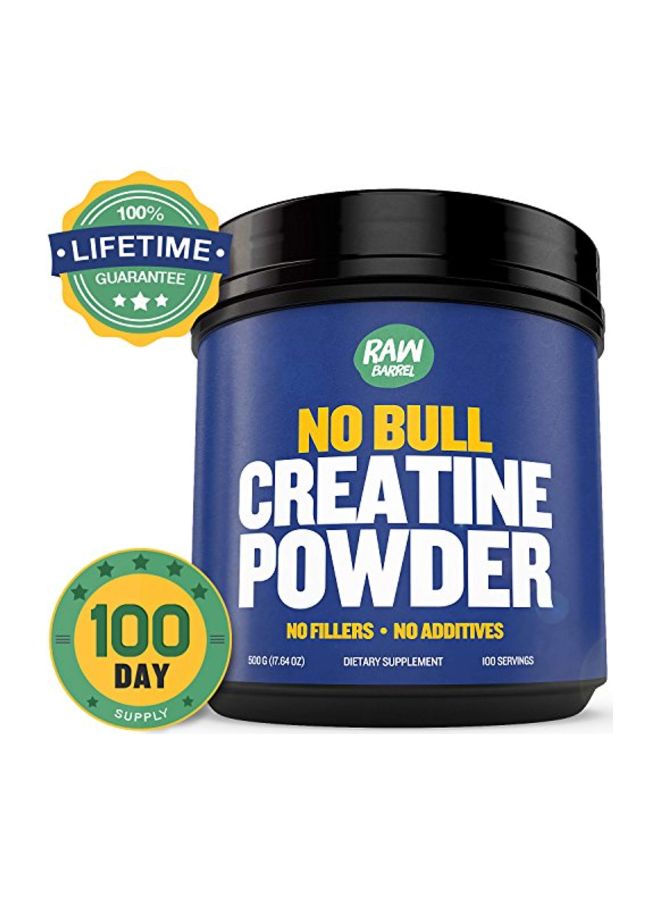 Raw Barrel - No Bull Creatine Powder Dietary Supplement - Image 1