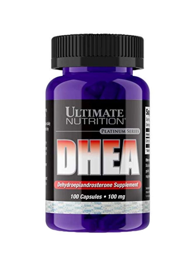 ULTIMATE NUTRITION - DHEA Supplement 100mg - 100 Capsules - Image 1