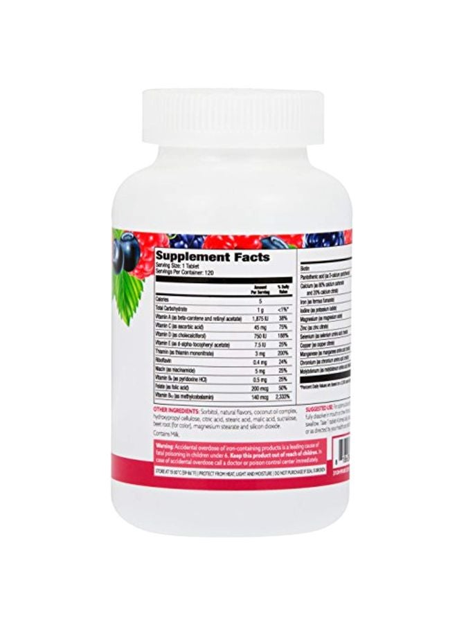 Post Bariatric Surgery Chewable Vitamins - 120 Chewabble Tablets