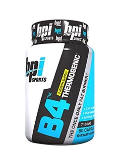 B4 Thermogenic Fat Burner 710mg - 60 Capsules