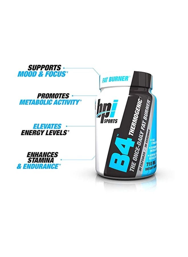 BPI SPORTS - B4 Thermogenic Fat Burner 710mg - 60 Capsules - Image 1