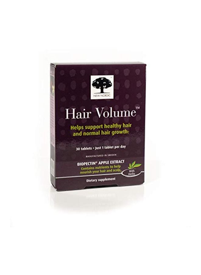 New Nordic Pack Of 3 Hair Volume Dietary Supplement With Apple Extract - 30 Capsules  - Image 2
