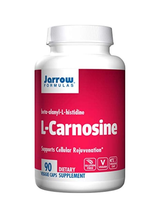jarrow formulas L-Carnosine Dietary Supplement 500mg - 90 Capsules - Image 1
