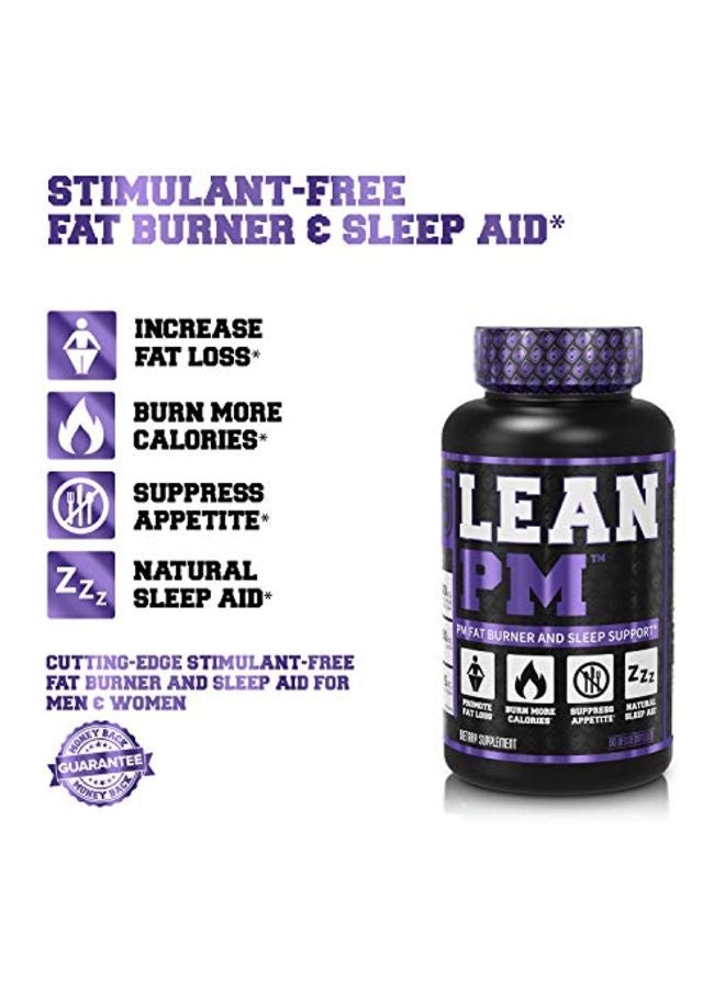 Jacked Factory - LEAN PM Fat Burner And Sleep Support - 60 Veggie Capsules - Image 1
