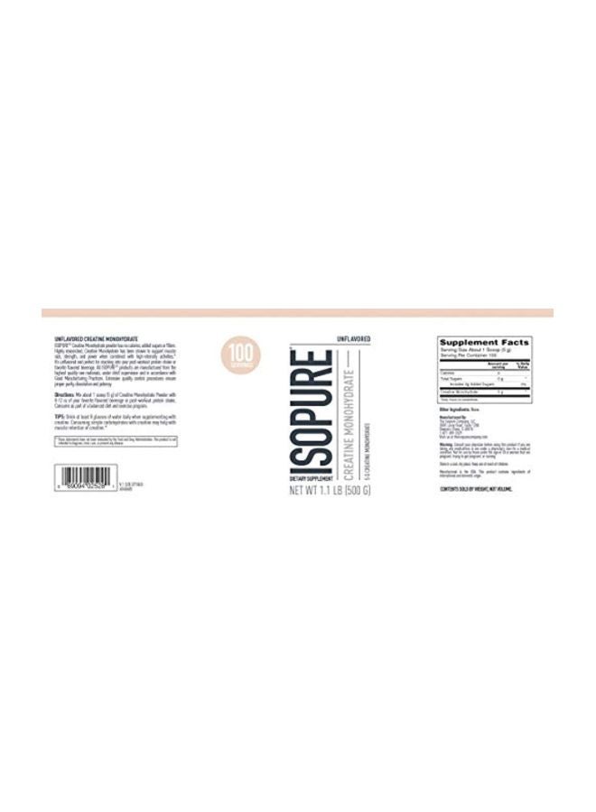 Isopure - Creatine Powder Dietary Supplement - Image 1