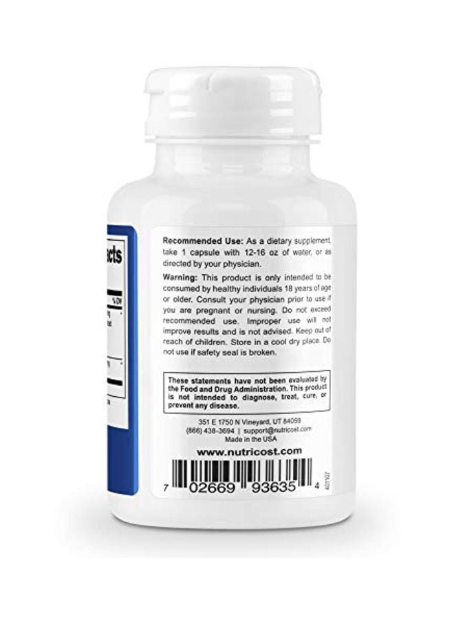 KSM-66 Ashwagandha Root Extract 600mg - 60 Capsules