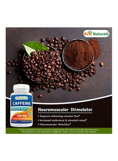 Caffeine Neuromuscular Stimulator Pills 200 mg - 120 Tablets - v1575380212/N32482760A_3