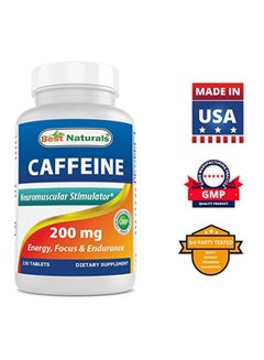 Caffeine Neuromuscular Stimulator Pills 200 mg - 120 Tablets - v1575380214/N32482760A_5