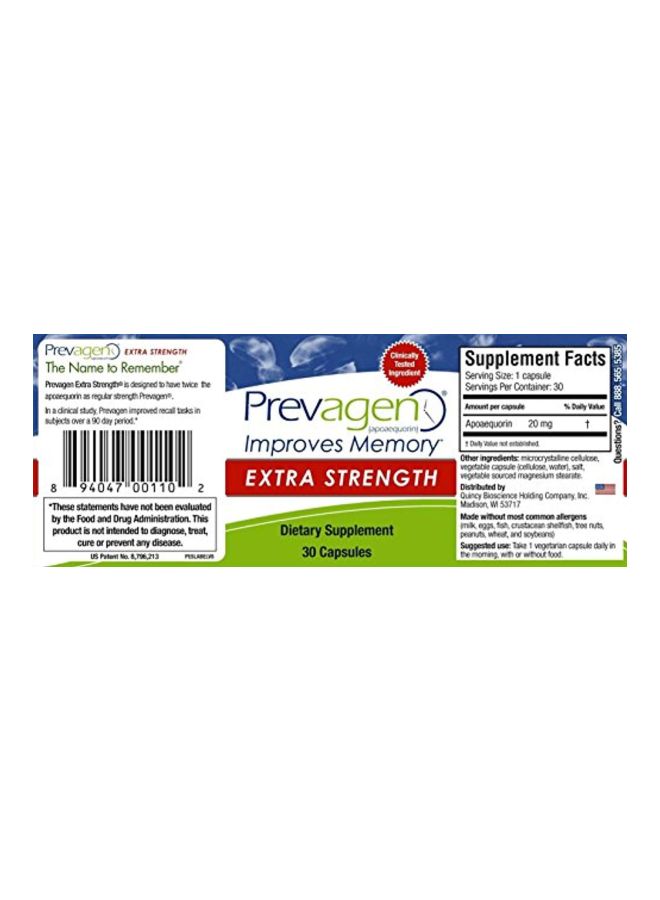 Prevagen Pack Of 2 Dietary Supplement - 30 Capsules - Image 3