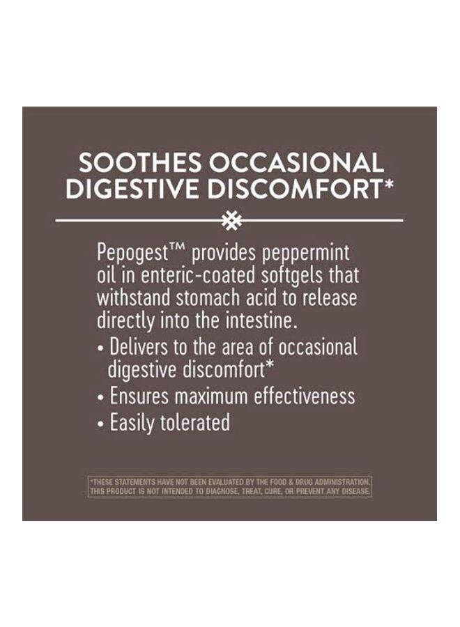 5-Piece Pepogest Peppermint Oil Dietary Supplement - 60 Softgels