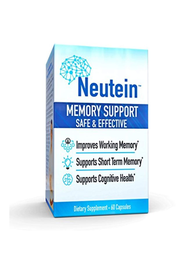 Neutein Natural Memory Support Dietary Supplement - 60 Capsules - Image 2
