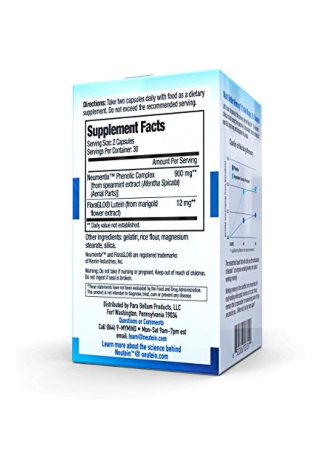Neutein Natural Memory Support Dietary Supplement - 60 Capsules - Image 4
