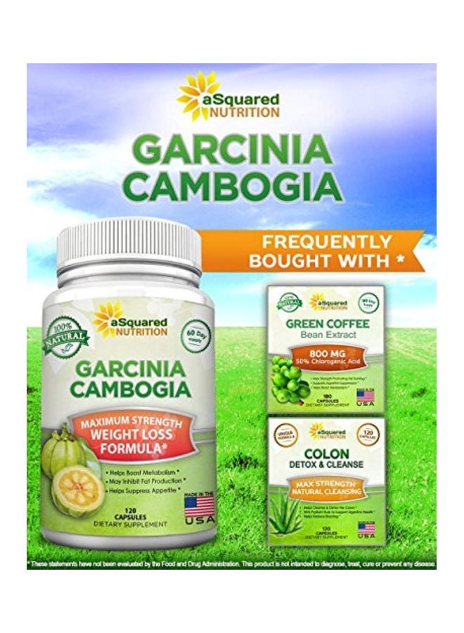 aSquared Nutrition Garcinia Cambogia Extract Weight Loss Formula - 120 Capsules - Image 4