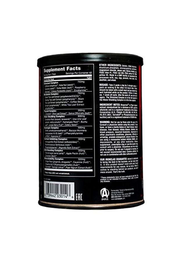 ANIMAL - Pack Of 42 Cuts Fat Burner Dietary Supplement - Image 1