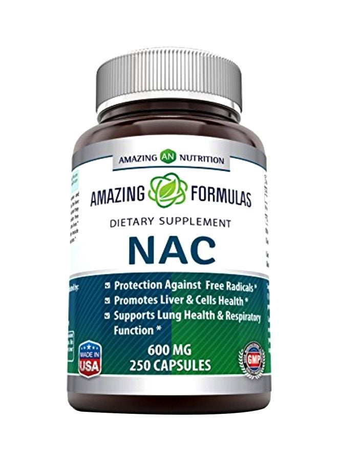 أميزينغ نيوترشن مكمل غذائي إن-أسيتيل سيستين بتركيز 600 ملجم - 200 كبسولة