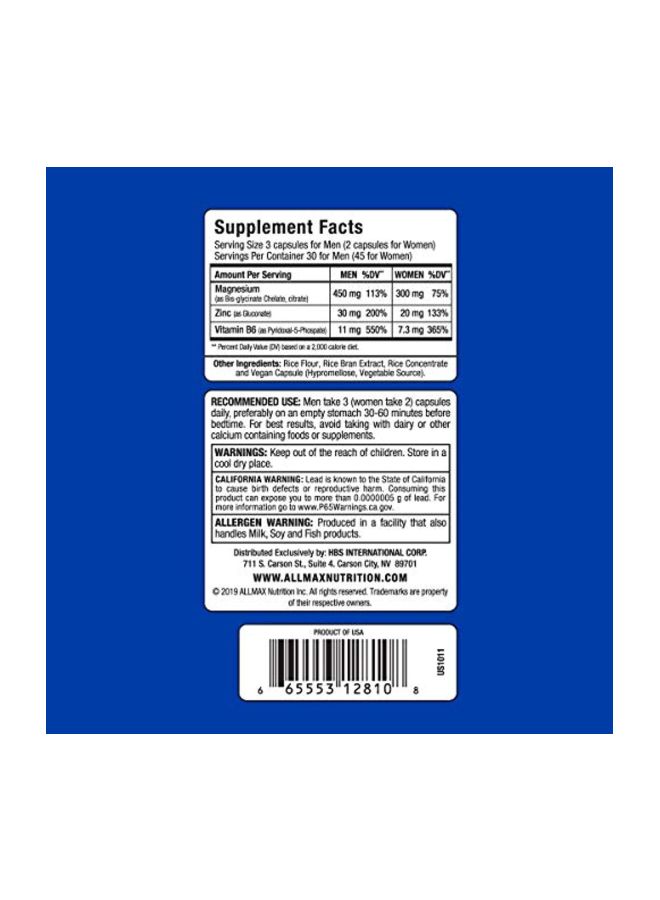 AllMax Nutrition - ZMX2 Dietary Supplement - 90 Capsules - Image 1