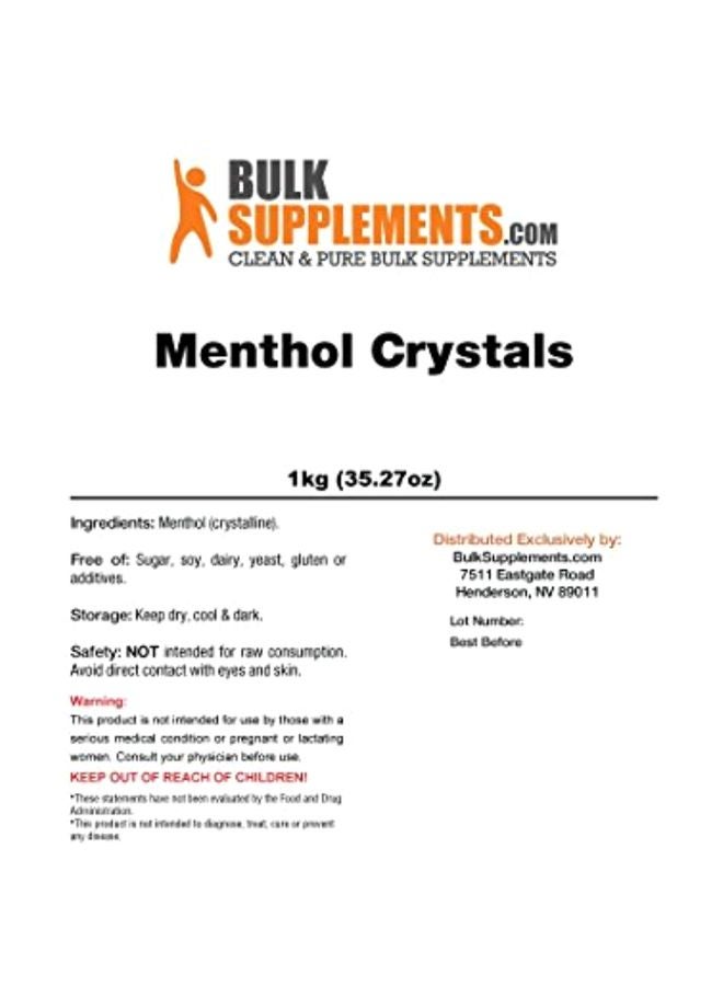 BulkSupplements - Menthol Crystals Mint Flavour - Image 1