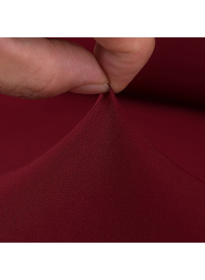 Generic - Polyester Throw Pillow Case polyester Wine Red - Image 1