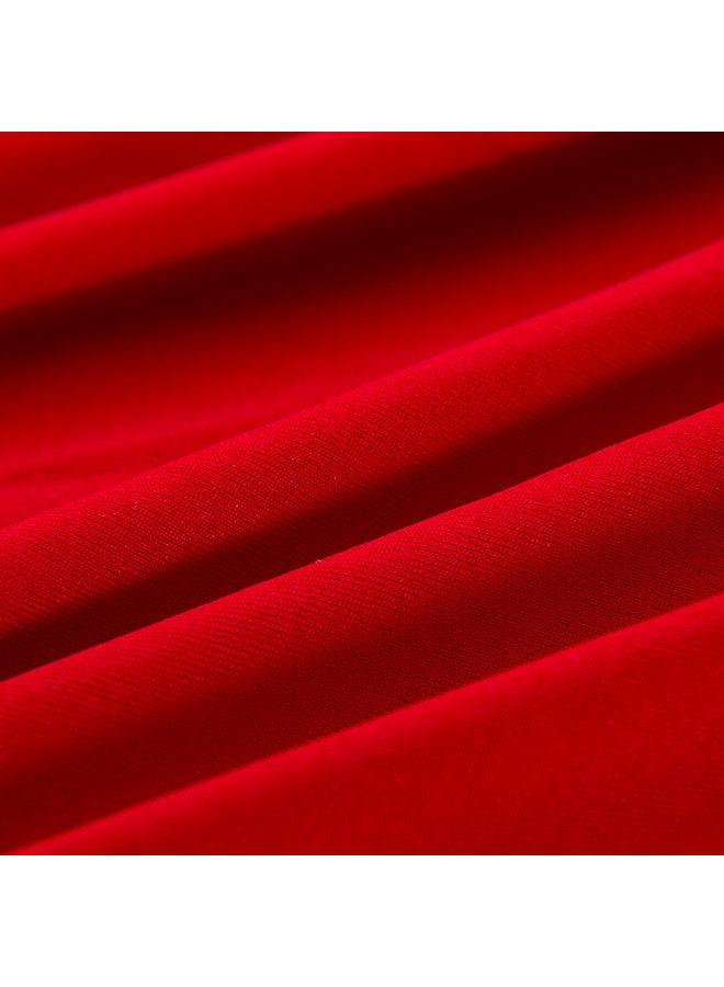 Polyester Throw Pillow Case Polyester Red