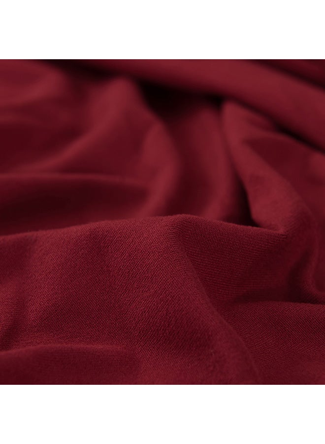 Generic - Polyester Throw Pillow Case polyester Wine Red - Image 1