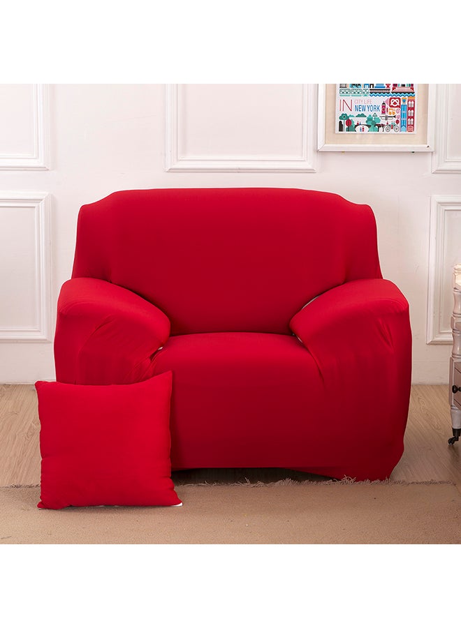 Polyester Throw Pillow Case Polyester Red