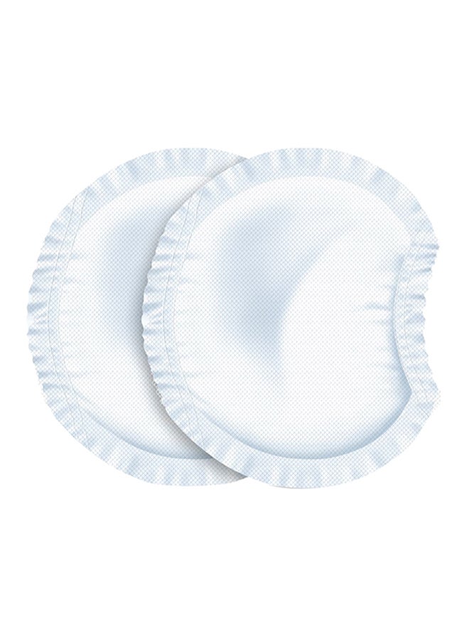 Chicco 60-Piece Antibacterial Breast Protection Pads Set - White - Image 2