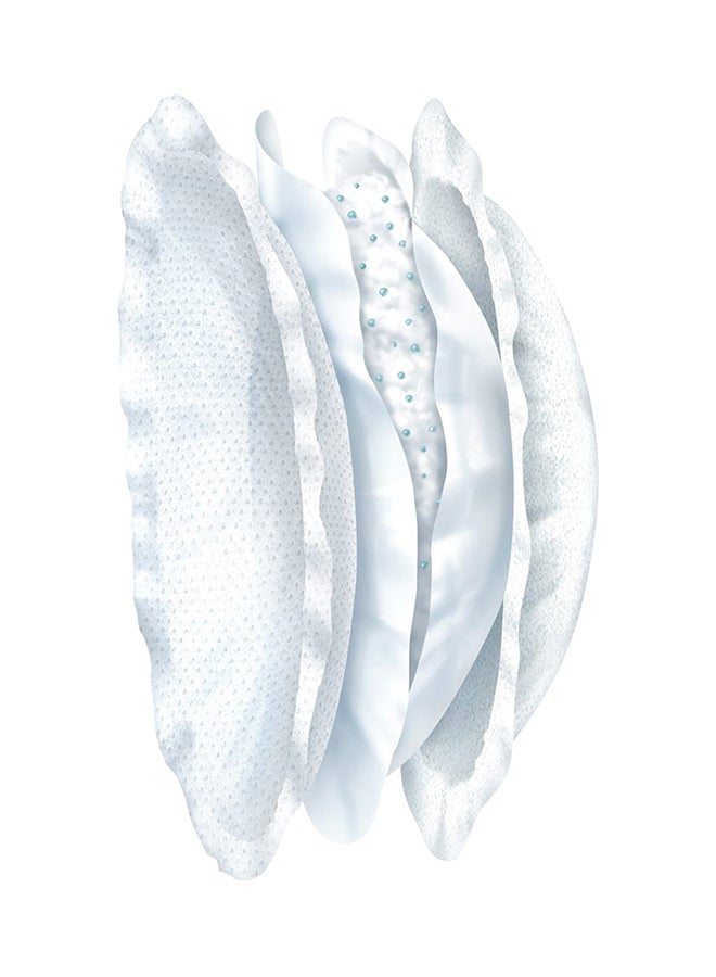 Chicco 60-Piece Antibacterial Breast Protection Pads Set - White - Image 3