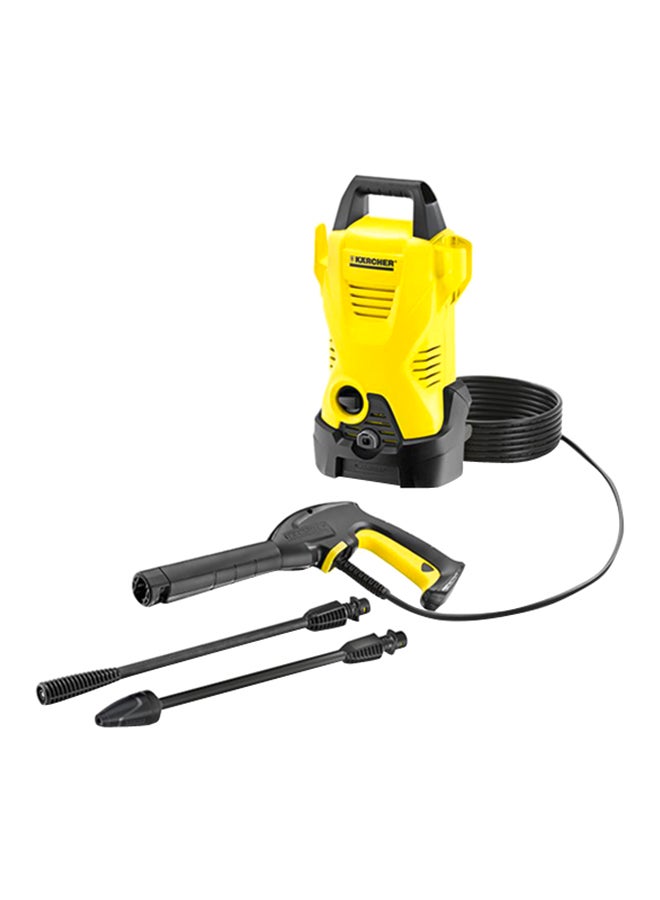 KARCHER K2 Compact Pressure Washer With Accessories Yellow/Black  - Image 1