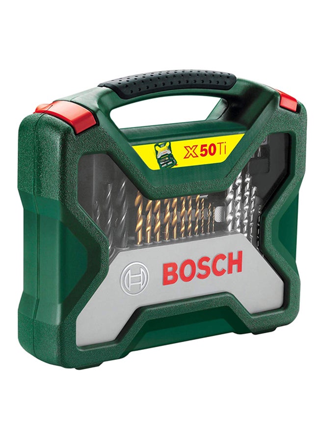 BOSCH 50-Piece X-Line Titanium Bit Set Green/Silver  - Image 2