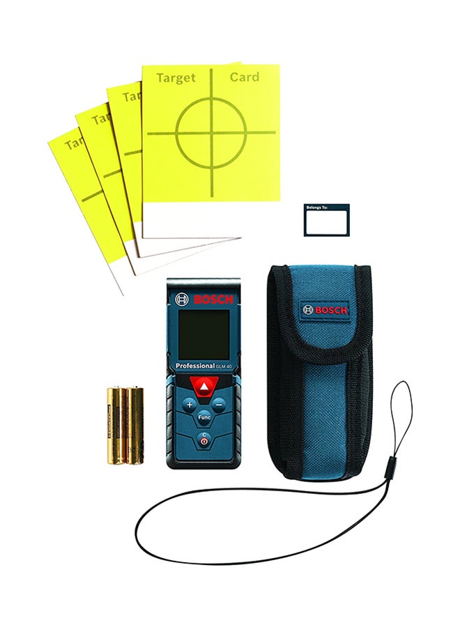 BOSCH - Professional Laser Measure - GLM 40 Blue/Black/Red - Image 1