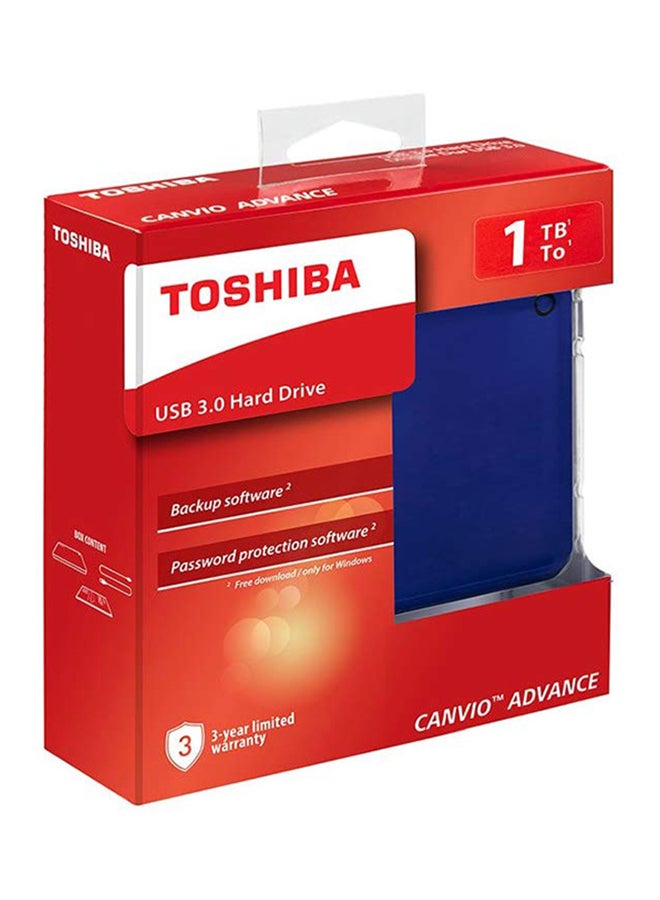 Toshiba - Canvio Advance External Hard Drive 1.0 TB - Image 1