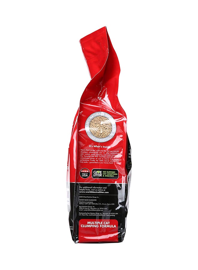 WORLD'S BEST CAT LITTER - Multiple Cat Clumping Formula Multicolour 3.18kg - Image 1