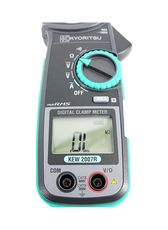 KYORITSU - Digital Clamp Meter Black/Green 204x81x36mm - Image 1