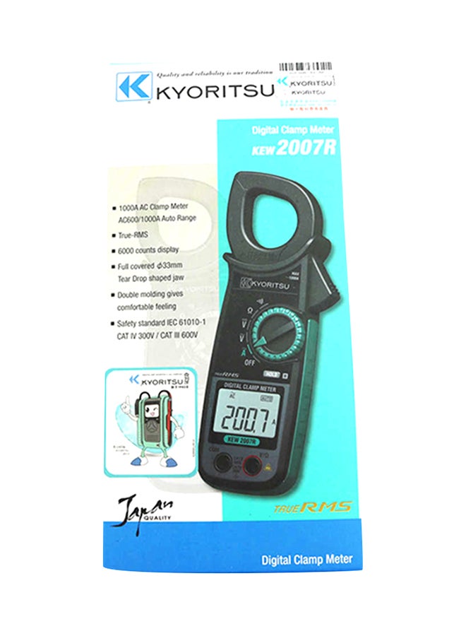 Digital Clamp Meter Black/Green 204x81x36mm - v1575433364/N22882417A_5