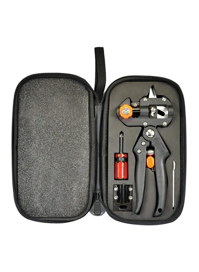 Generic - 3-Blade Garden Fruit Tree Tool Set Black/Orange - Image 1