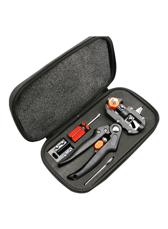 Generic - 3-Blade Garden Fruit Tree Tool Set Black/Orange - Image 1