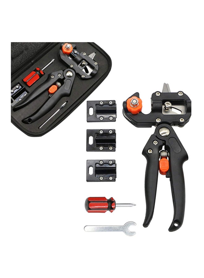 Generic - 3-Blade Garden Fruit Tree Tool Set Black/Orange - Image 1