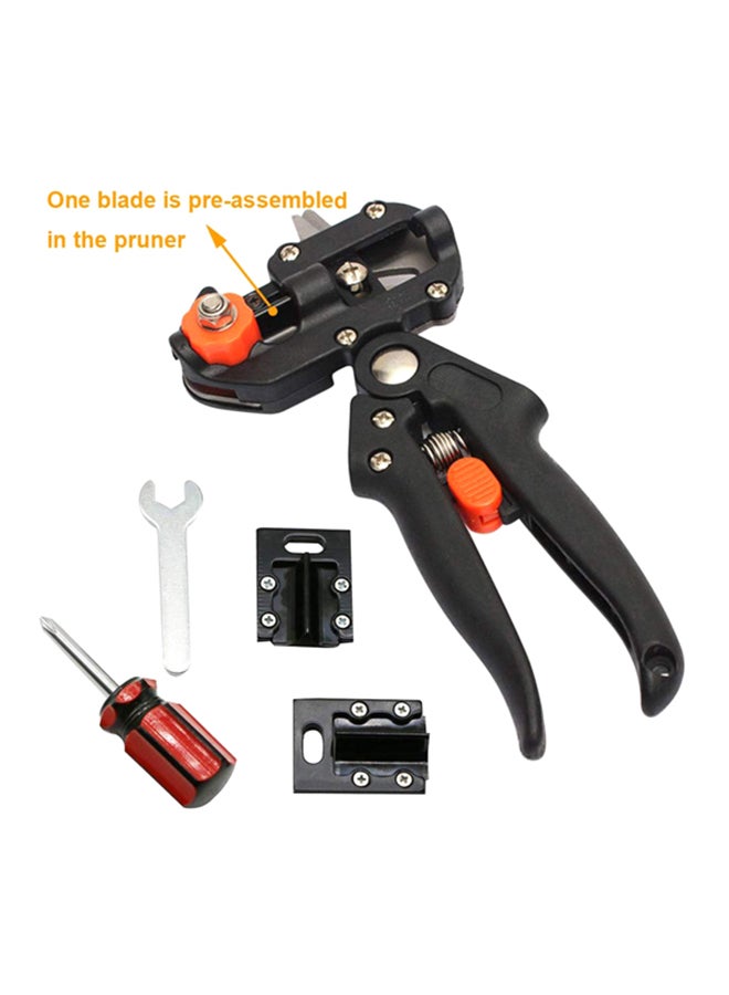 Generic - 3-Blade Garden Fruit Tree Tool Set Black/Orange - Image 1