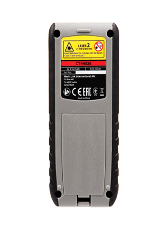 Crown CT44035 Laser Distance Meter Black/Grey 100meter Black/Grey 100meter - Image 3