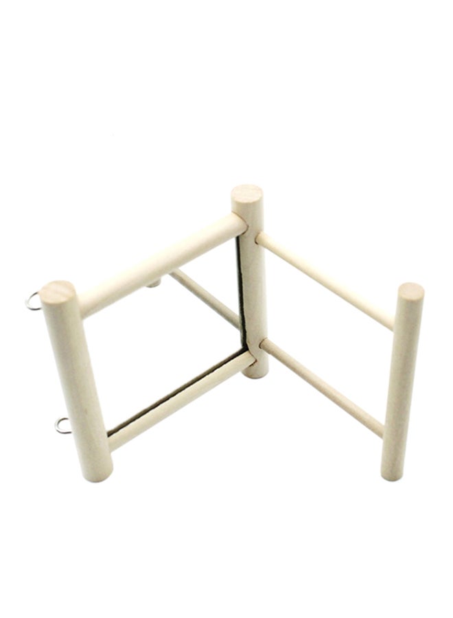 قضيب عاكس ليقف عليه الطائر لقفص الطيور بيج/ شفاف - Image 3