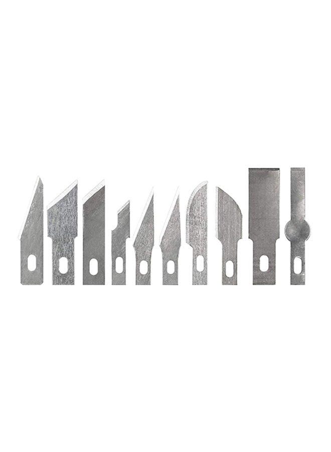 MEGA 16-Piece Hobby Knife Set Blue 1feet - Image 4